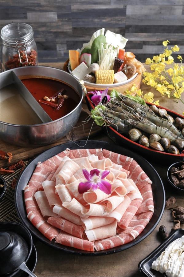 肉盤花與鮮蝦